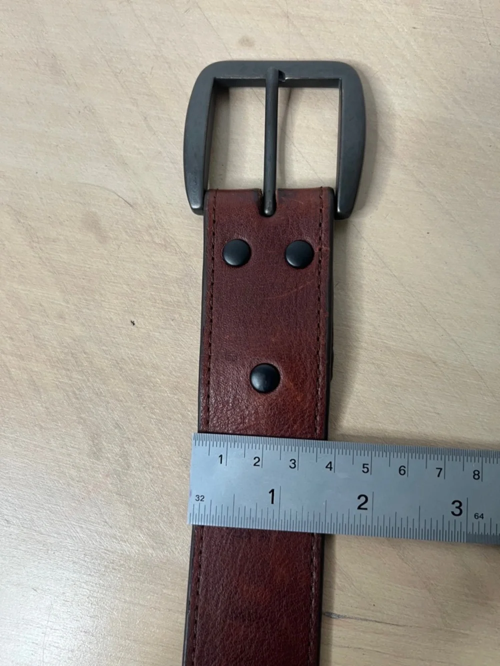 3D Belt Co Men's Brown Leather Belt - Classic Casual Style S 46